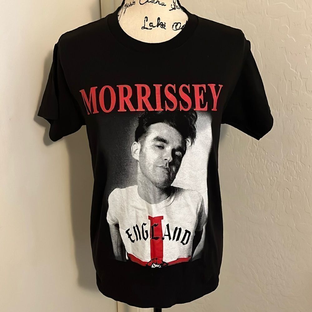 Morrissey Music Artist Singer Black Graphic Casual Shirt